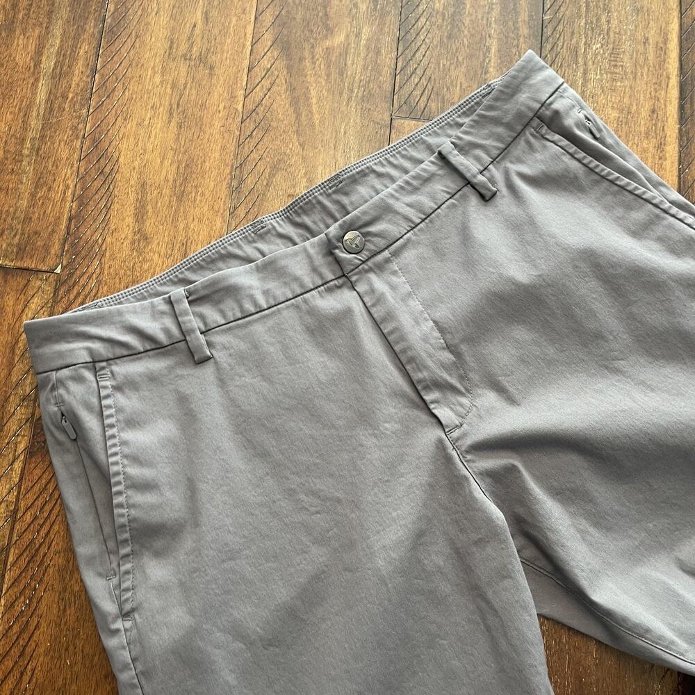 Birddogs Pants Mens 36x32 Gray Chino Stretch Golf Straight Leg Performance - Picture 6 of 11